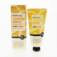 FarmStay Lemon Intensive Moisture Foot Cream Увлажняющий крем для ног с Лимоном