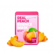 FarmStay Real Peach Essence Mask Тканевая маска с экстрактом Персика