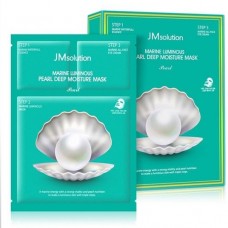 JMsolution Marine Luminous Pearl Deep Moisture Mask Трехэтапная маска для лица с жемчугом