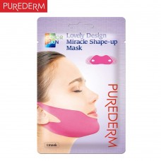 PUREDERM Lovely Design Miracle Shape-Up Mask Маска-бандаж для подбородка